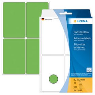 Herma Haftetiketten stark haftend 52x82mm à 32