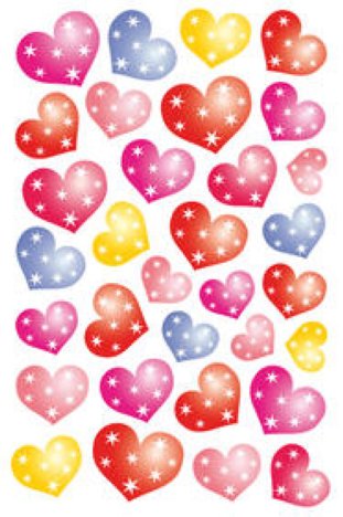Herma Sticker Magic Punkteherzen Folie