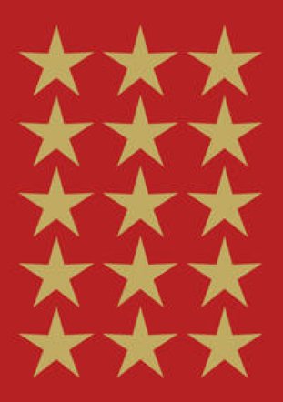 Herma Decor Sticker Sterne gold à 3