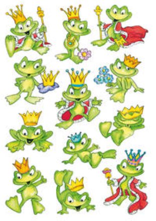 Herma Decor Sticker Froschkönig