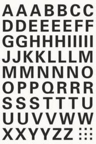 Herma Buchstabenetiketten A-Z 10mm à 1