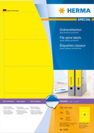 Herma Ordneretiktten 192x61mm à 100