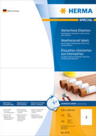 Herma Etiketten witterungsbeständig 210x148mm à 100