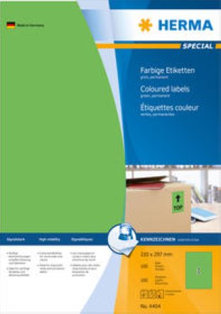 Herma Etiektten farbig 210x297mm à 100