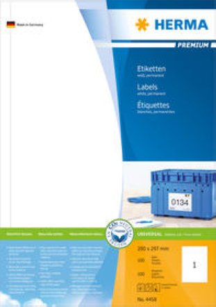 Herma Premium Etiketten 200x297mm à 100