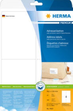 Herma Adressetiketten 99.1x139mm à 25