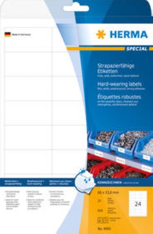 Herma Special Etiketten strapazierfähig 48.3x25.4mm à 25