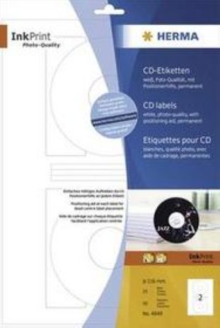 Herma InkPrint CD Etiketten 116mm à 25