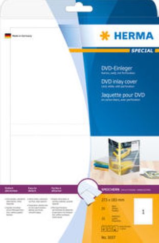 Herma DVD-Etiketten 183x279mm à 25