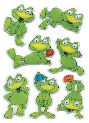 Herma Magic Sticker Frosch