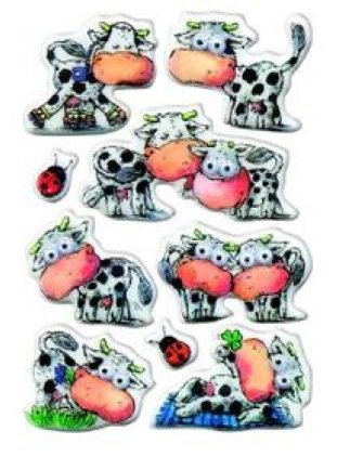 Herma Magic Sticker Puffy Kuh