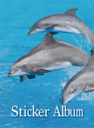 Herma Stickeralbum A5 Delfine 16 Seiten