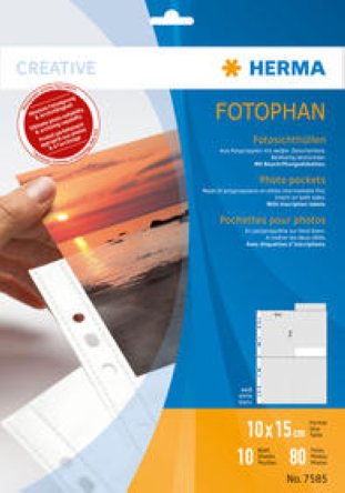 Herma Fotohüllen 10x15cm hoch