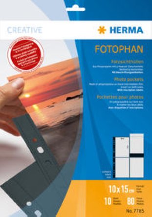 Herma Fotohüllen 10x15cm hoch à 10 Stück