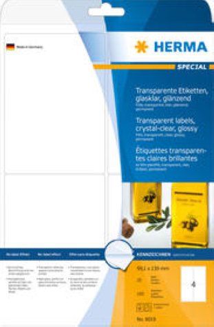 Herma Folienetiketten 99.1x139mm à 25