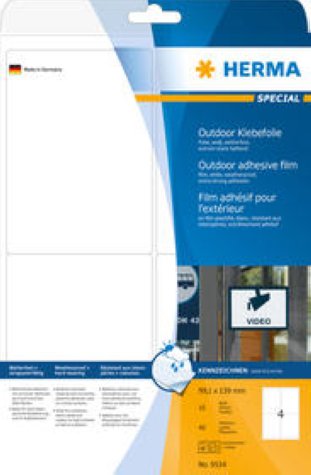 Herma Etiketten Outdoor strapazierfähig 99.1x139mm à 10