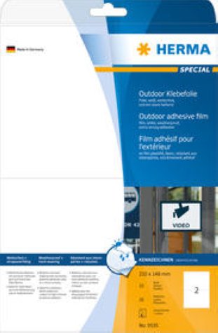 Herma Etiketten Outdoor strapazierfähig 210x148mm à 10
