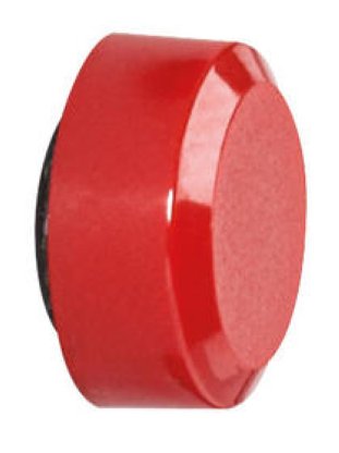 Maul Rundmagnete 15mm à 8 Stück rot