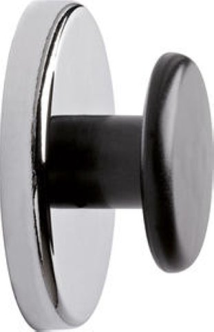 Maul Kraftmagnet mit Griffknopf 67mm nickel