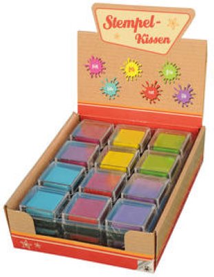Trendhaus Stempelkissen mini farbig sortier