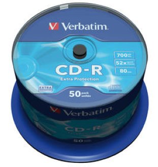 Verbatim CD-R 700/80/52x Spindel à 50