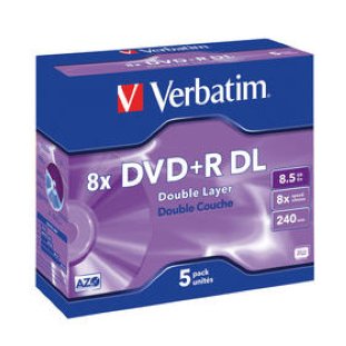 Verbatim DVD+R 8.5GB/8x5er Jewel Case
