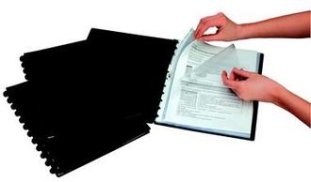 Adoc Sichtbuch L-Bind-Ex A4 mit 20 Taschen