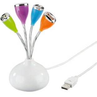 Hama USB Hub Flower 1:4