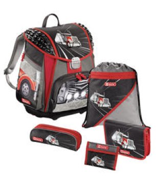 Step by Step Schulrucksack-Set Touch Motor Truck 5-teilig