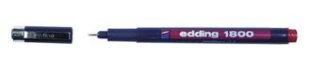 Edding Faserzeichner 1800 0.25mm rot