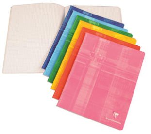 Clairefontaine Schulheft 17x22cm 80 Blatt 4mm