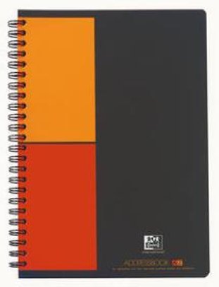 Oxford Adressbuch International A5 PP liniert à 80 Blatt