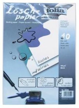 Folia Löschpapier A4 120g Pack à 10 Blatt
