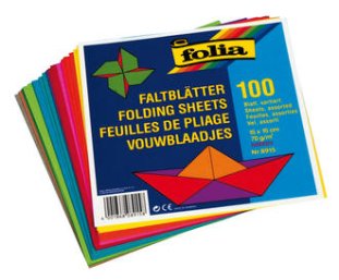 Folia Faltblätter Intensiv 150x150mm 70gr à 100