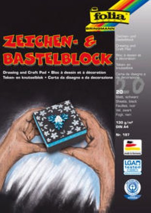 Folia Zeichen- und Bastelblock A4 130gr