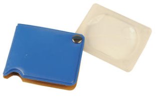 Waltex Taschenlupe 3x/5x im Plastiketui