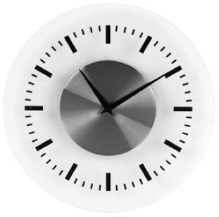 Unilux Wanduhr ON TIME Stahl