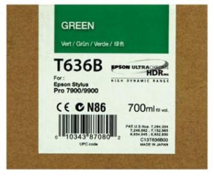 Epson InkJet T636B00 green