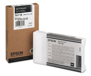 Epson InkJet T611800 matt schwarz
