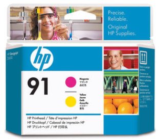 HP Druckkopf 91 magenta/yellow