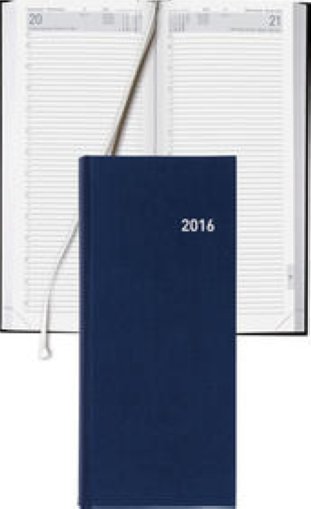 Biella Geschätsagenda lang Line 1W/2S blau