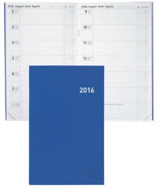 Biella Geschäftsagenda Compact 1W/1S blau