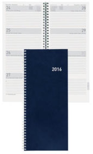 Biella Geschäftsagenda lang Twist 1W/2S blau WireO