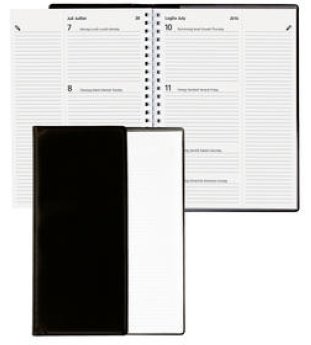 Biella Geschäftsagenda Poly-Table 2016 1W/2S kompl.schw