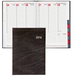 Biella Geschäftsagenda Registra 7 Plus 1W/2S schwarz