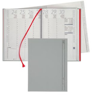 Biella Geschäftsagenda Longatti 1W/2S 18x24.5 grau