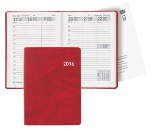 Biella Taschenagenda Rex 1W/2S rot