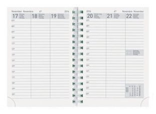 Biella Taschenagenda Rex 1W/2S Ersatz Wire-O