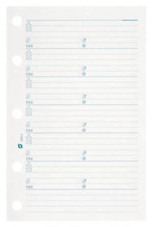 Succes Mini Notizpapier weiss zu Adressenregister