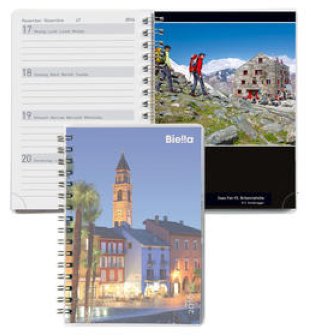 Biella Taschenagenda Imago 1W/2S Swiss Places